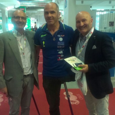 Giuseppe e Antonio Falcone con Andrea Devincenzi Mental Coach & Paralympic Atlete.